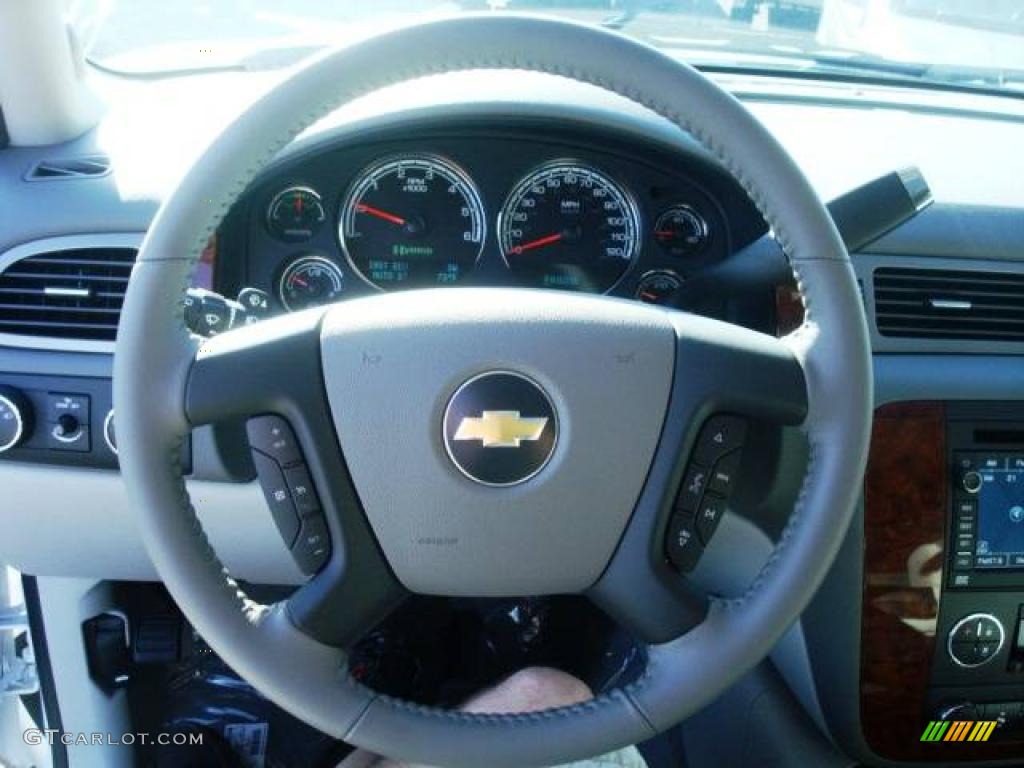2009 Tahoe Hybrid 4x4 - Summit White / Light Titanium photo #33