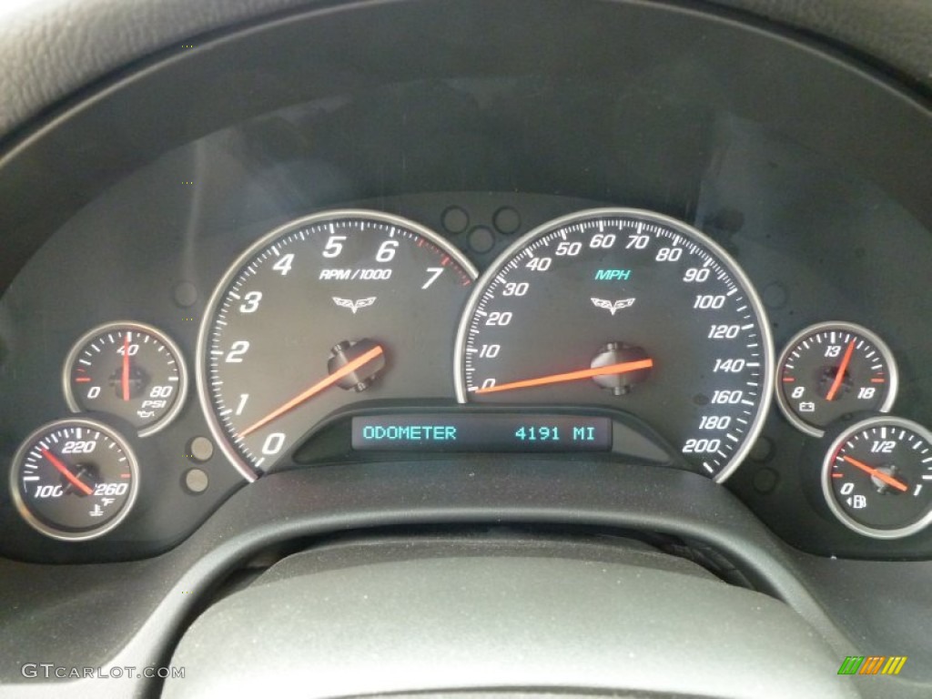 2008 Chevrolet Corvette Coupe Gauges Photo #66295200