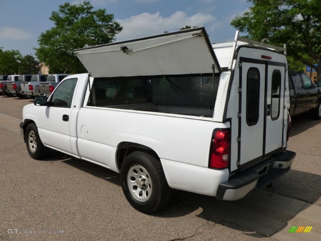 2005 Silverado 1500 Regular Cab - Summit White / Dark Charcoal photo #6