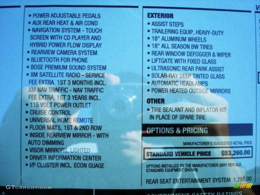 2009 Tahoe Hybrid 4x4 - Summit White / Light Titanium photo #51