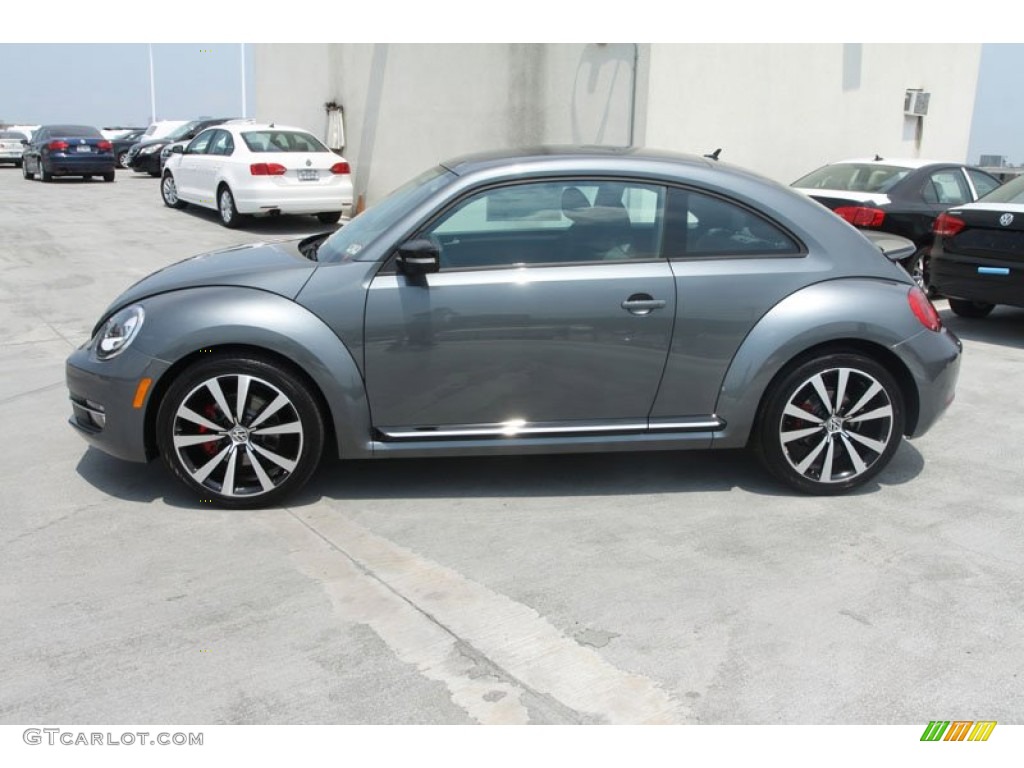 Platinum Gray Metallic 2012 Volkswagen Beetle Turbo Exterior Photo #66297095