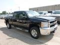 2009 Black Chevrolet Silverado 2500HD LT Crew Cab 4x4  photo #2