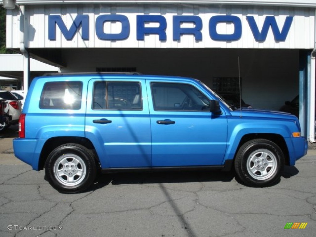 2009 Patriot Sport 4x4 - Surf Blue Pearl / Dark Slate Gray/Medium Slate Gray photo #1