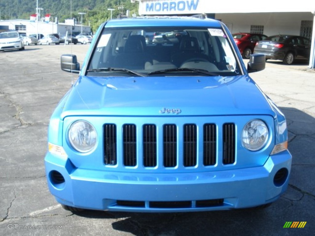 2009 Patriot Sport 4x4 - Surf Blue Pearl / Dark Slate Gray/Medium Slate Gray photo #3