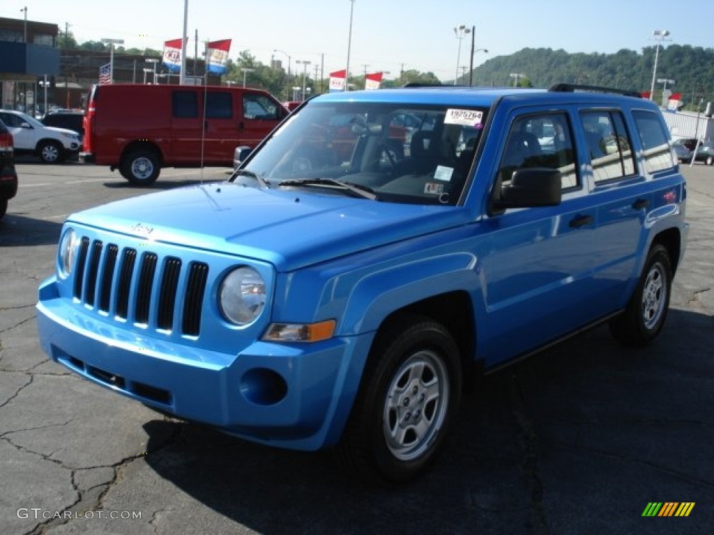 2009 Patriot Sport 4x4 - Surf Blue Pearl / Dark Slate Gray/Medium Slate Gray photo #4