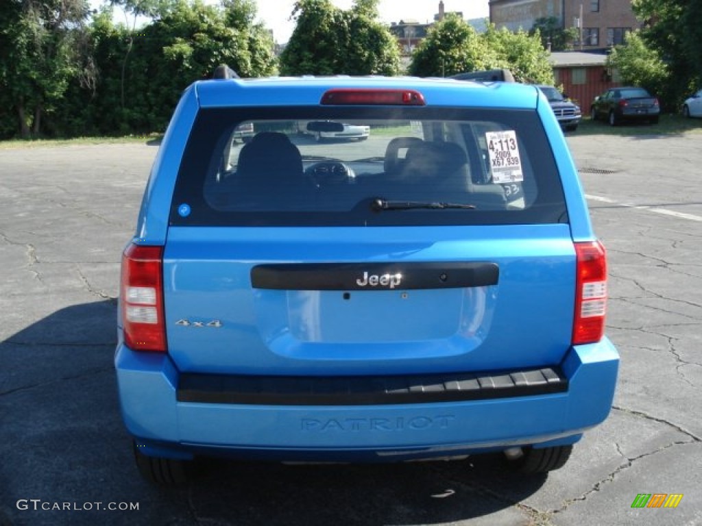 2009 Patriot Sport 4x4 - Surf Blue Pearl / Dark Slate Gray/Medium Slate Gray photo #7