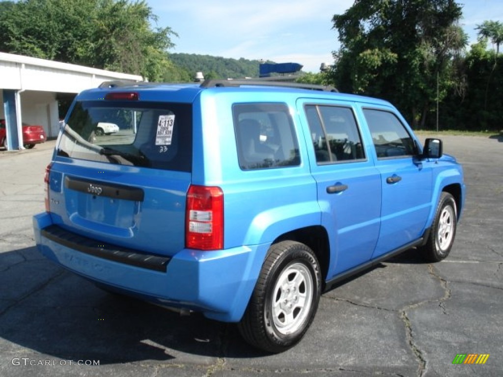 2009 Patriot Sport 4x4 - Surf Blue Pearl / Dark Slate Gray/Medium Slate Gray photo #8