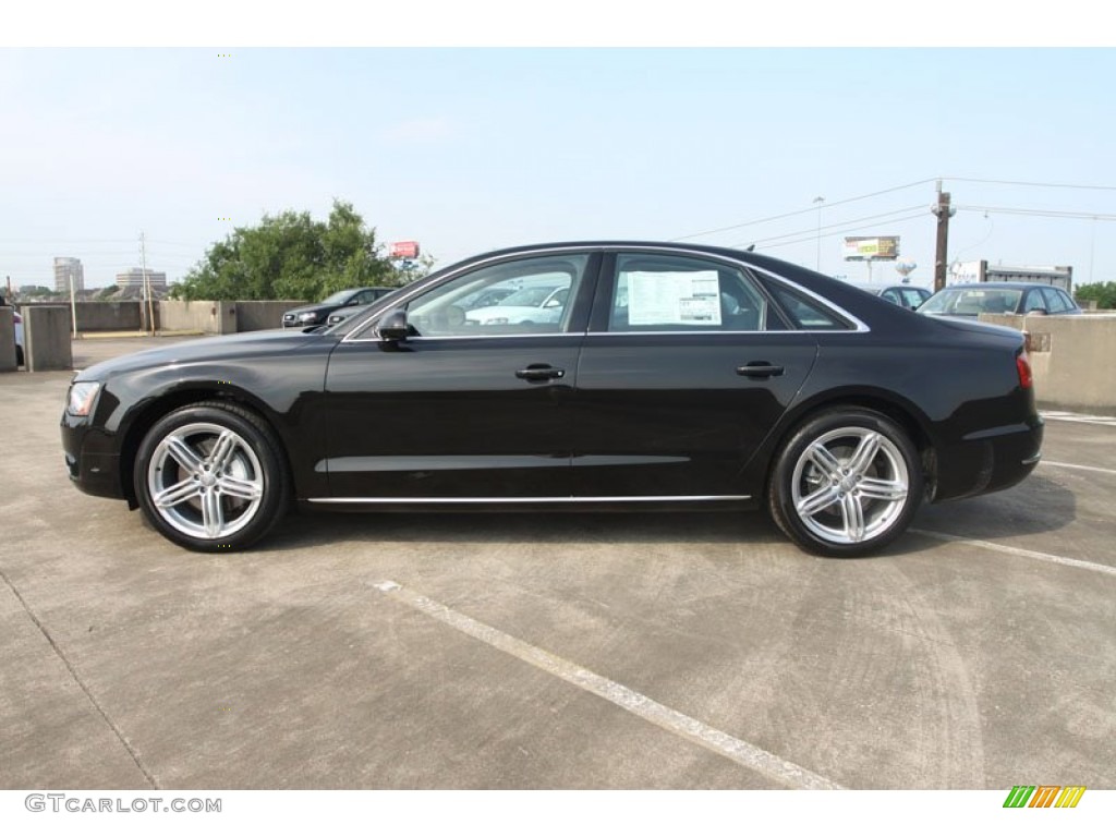 Havanna Black Metallic 2013 Audi A8 3.0T quattro Exterior Photo #66300476