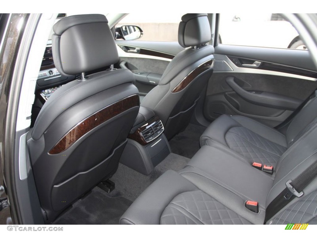 2013 Audi A8 3.0T quattro Rear Seat Photo #66300548