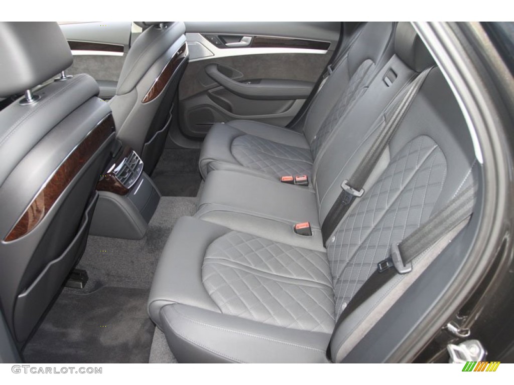2013 Audi A8 3.0T quattro Rear Seat Photo #66300557