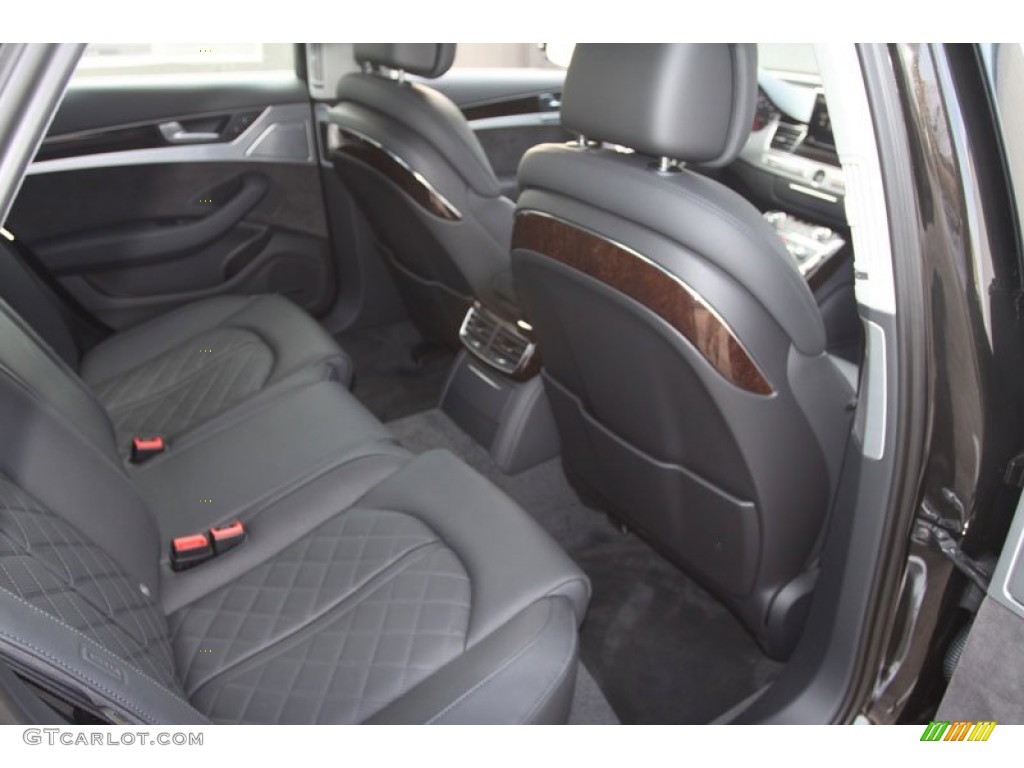 Black Interior 2013 Audi A8 3.0T quattro Photo #66300683