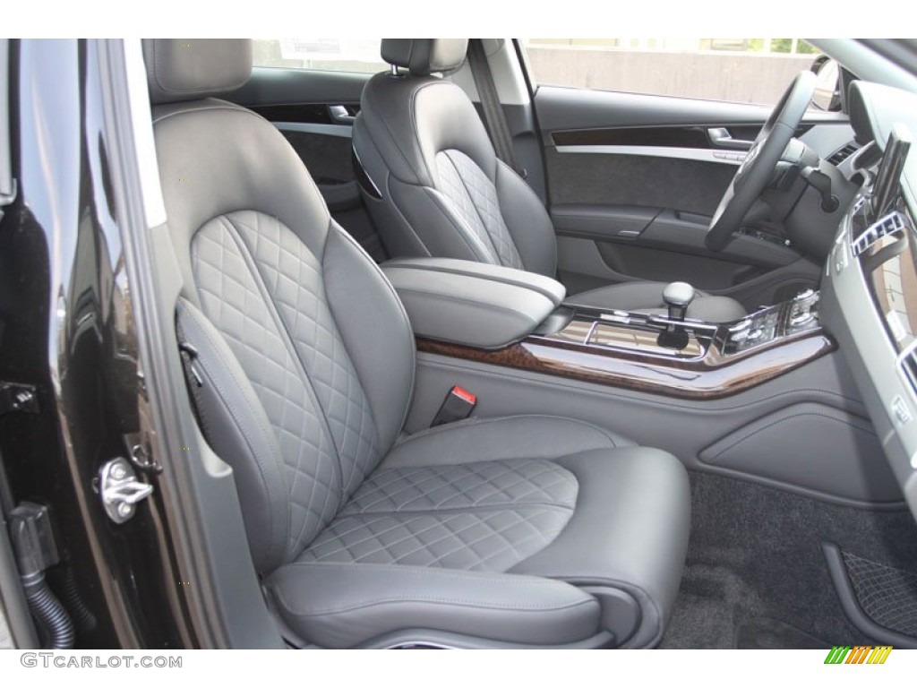 Black Interior 2013 Audi A8 3.0T quattro Photo #66300722