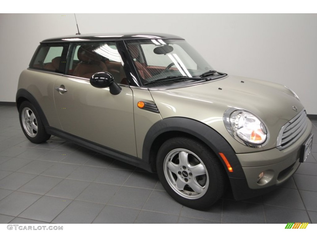 2009 Cooper Hardtop - Sparkling Silver Metallic / Lounge Redwood Red Leather photo #1