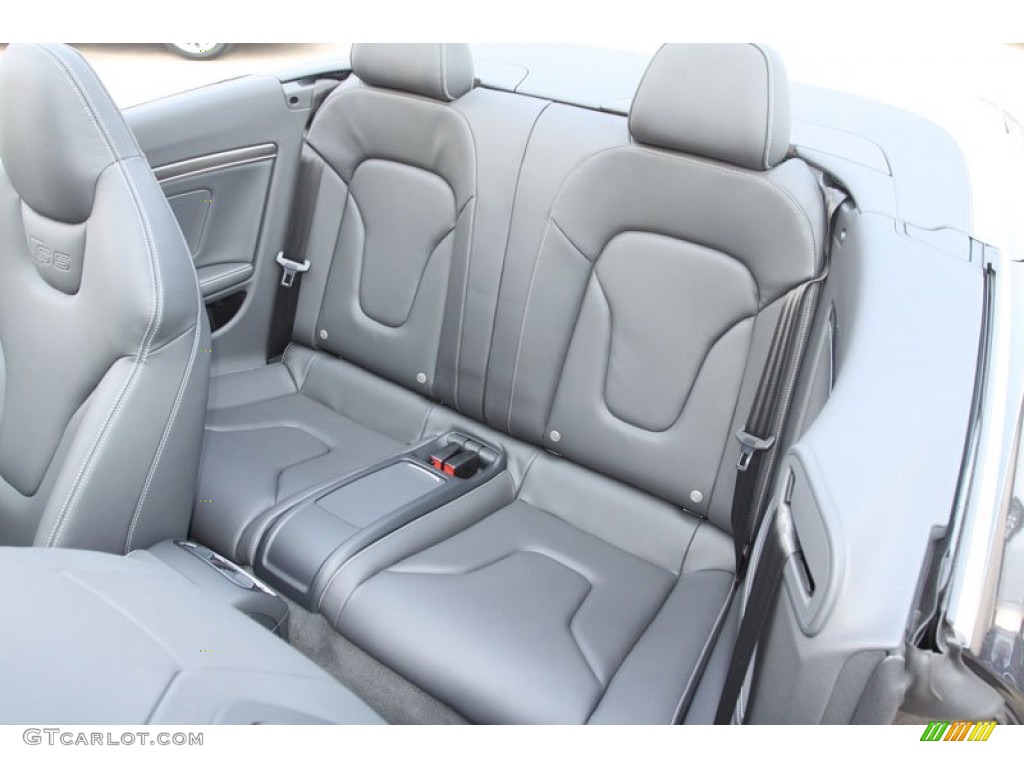 Black Interior 2013 Audi S5 3.0 TFSI quattro Convertible Photo #66300923
