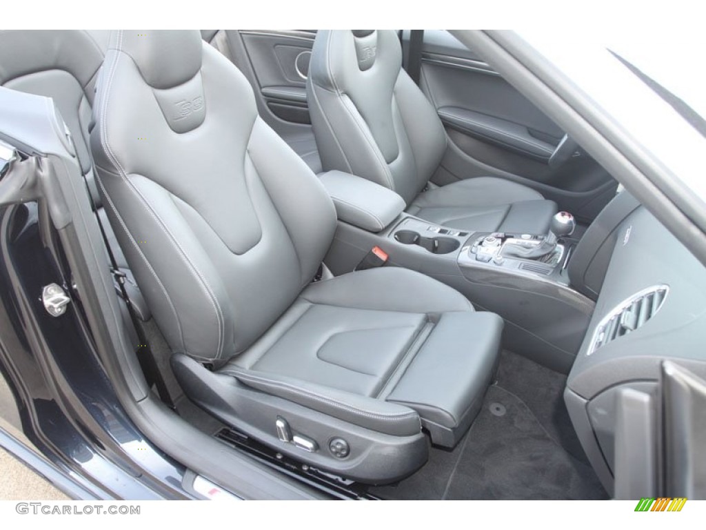 Black Interior 2013 Audi S5 3.0 TFSI quattro Convertible Photo #66301080