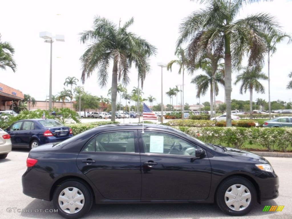 Black Sand Pearl 2010 Toyota Corolla LE Exterior Photo #66301517