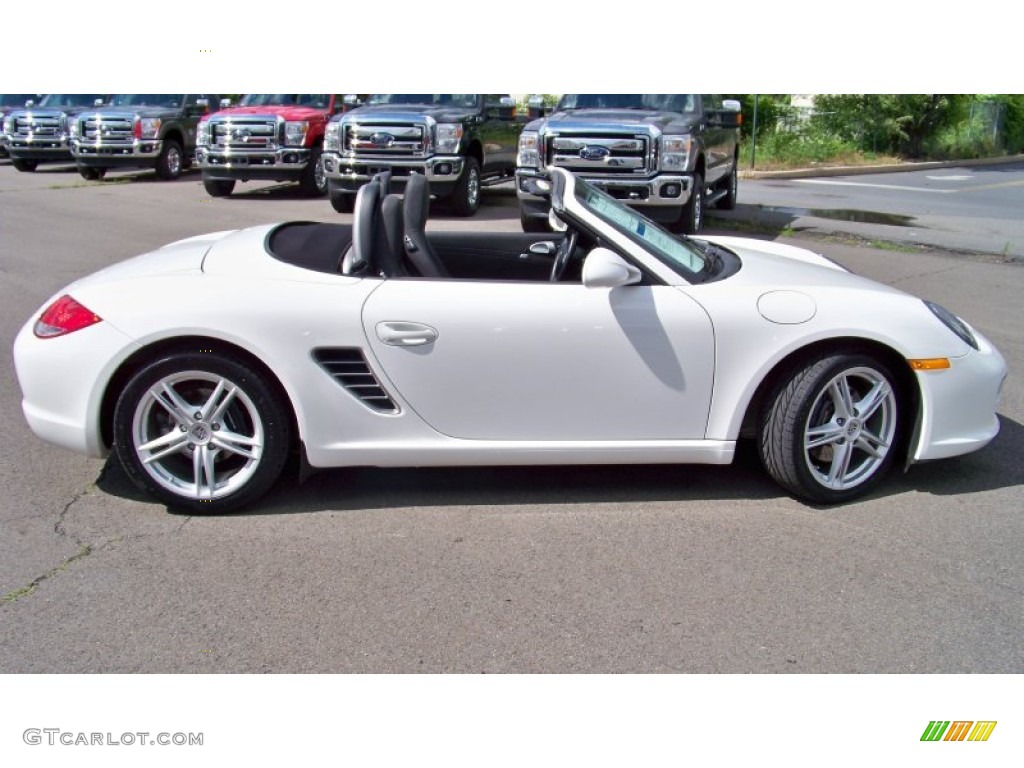 Carrara White 2009 Porsche Boxster Standard Boxster Model Exterior Photo #66301877