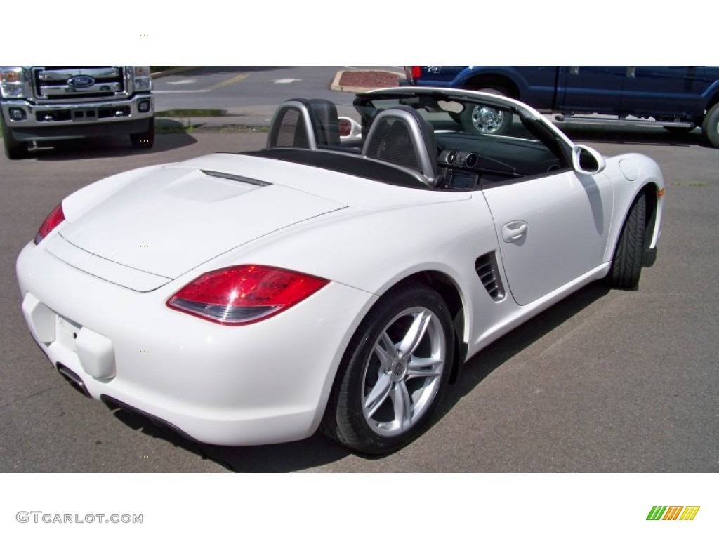 Carrara White 2009 Porsche Boxster Standard Boxster Model Exterior Photo #66301886