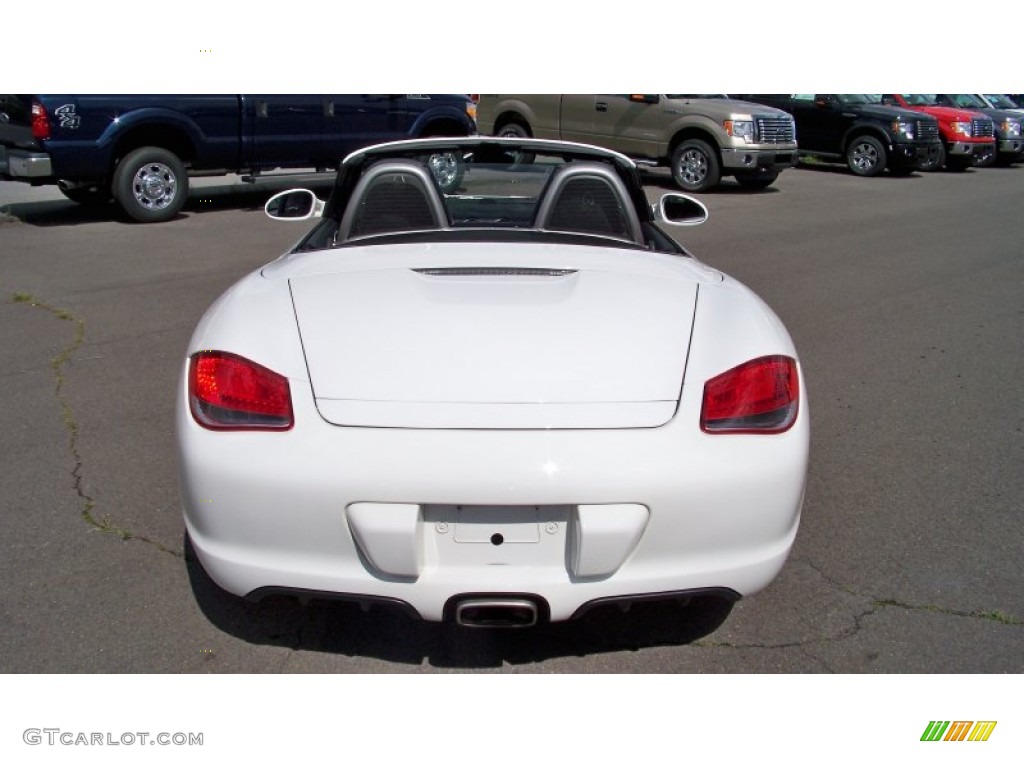 Carrara White 2009 Porsche Boxster Standard Boxster Model Exterior Photo #66301895
