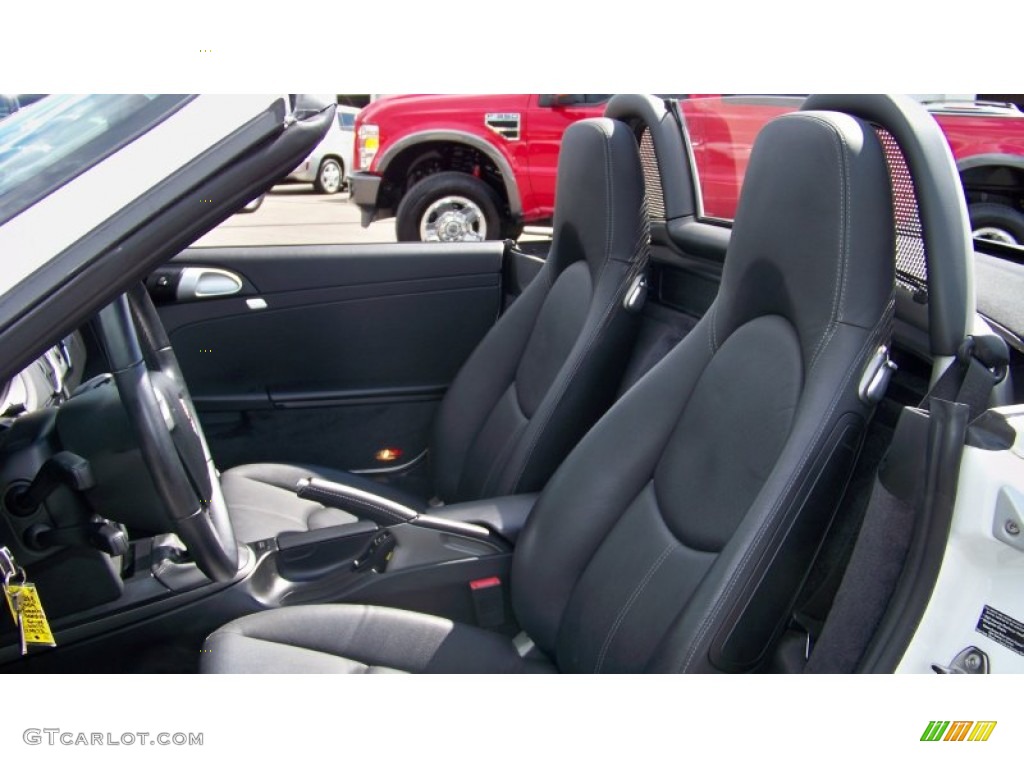 Black Interior 2009 Porsche Boxster Standard Boxster Model Photo #66301946