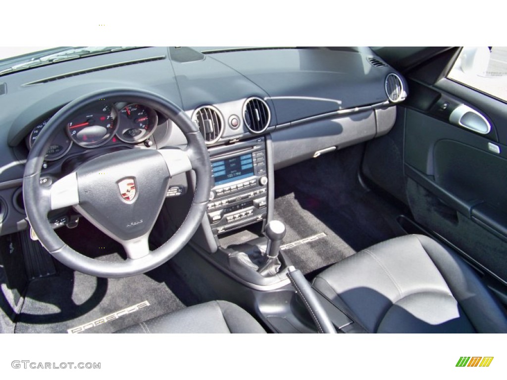 2009 Porsche Boxster Standard Boxster Model Black Dashboard Photo #66301955