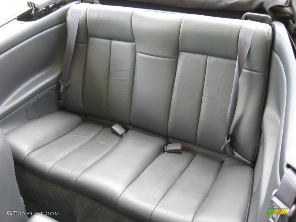 Charcoal Interior 2002 Toyota Solara SLE V6 Convertible Photo #66302501