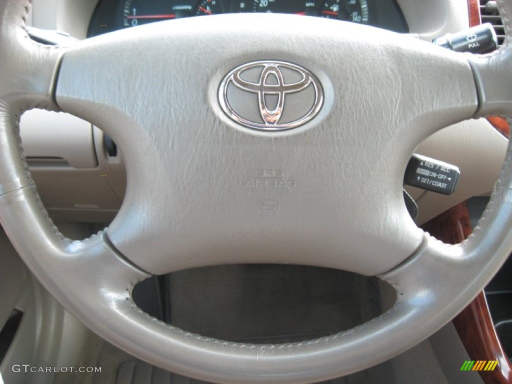 2004 Camry LE - Crystal White / Taupe photo #30