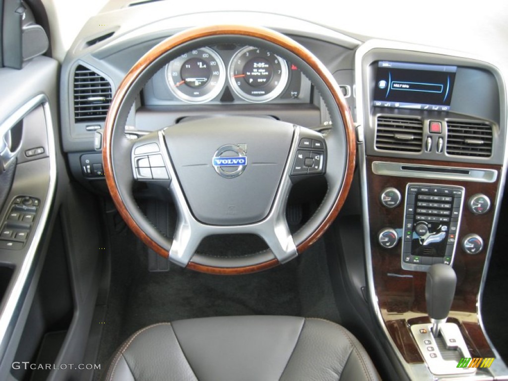 2012 Volvo XC60 3.2 AWD Off Black Dashboard Photo #66303650