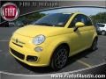 2012 Giallo (Yellow) Fiat 500 Sport  photo #1