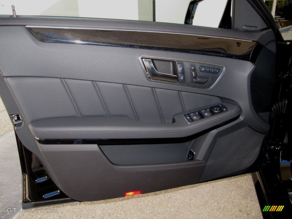 2012 Mercedes-Benz E 63 AMG Wagon Black Door Panel Photo #66304001