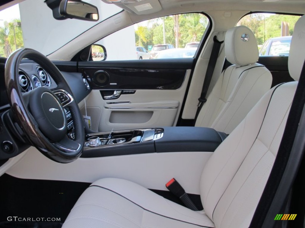 Ivory/Jet Interior 2012 Jaguar XJ XJL Supercharged Photo #66304084