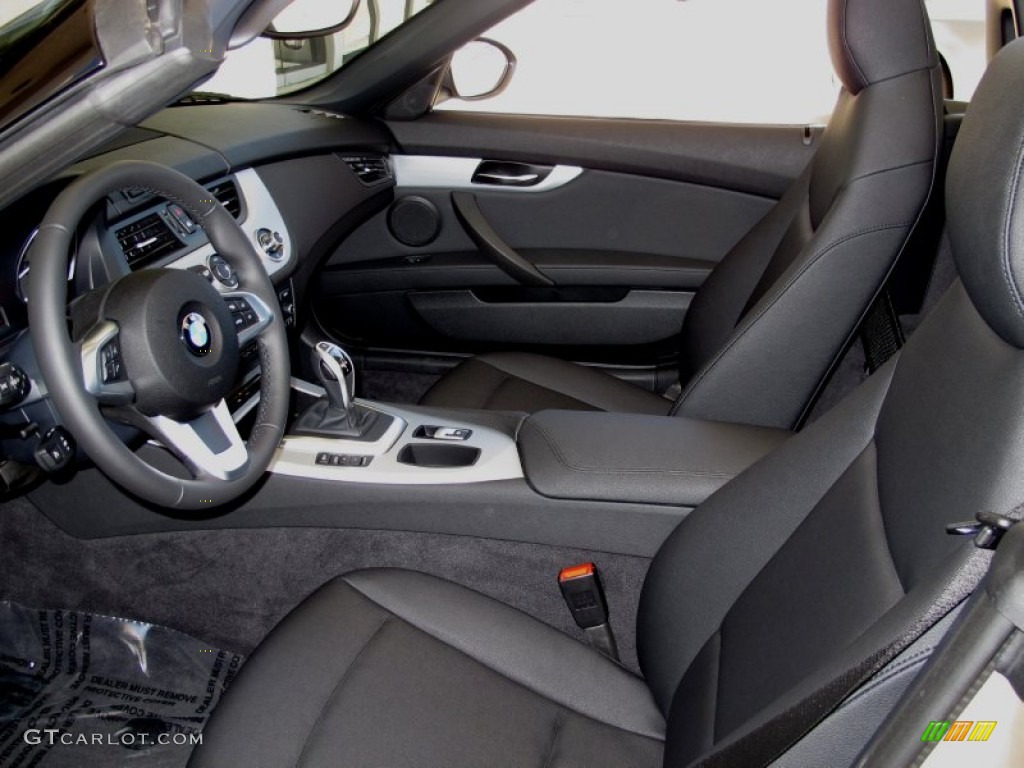 Black Interior 2012 BMW Z4 sDrive28i Photo #66304139