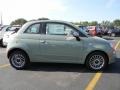 2012 Verde Chiaro (Light Green) Fiat 500 c cabrio Lounge  photo #2