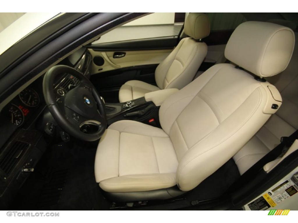 2011 3 Series 328i Coupe - Mineral White Metallic / Oyster/Black Dakota Leather photo #3