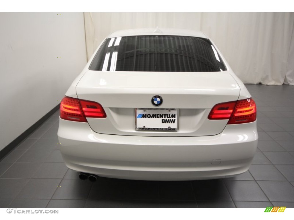 2011 3 Series 328i Coupe - Mineral White Metallic / Oyster/Black Dakota Leather photo #12