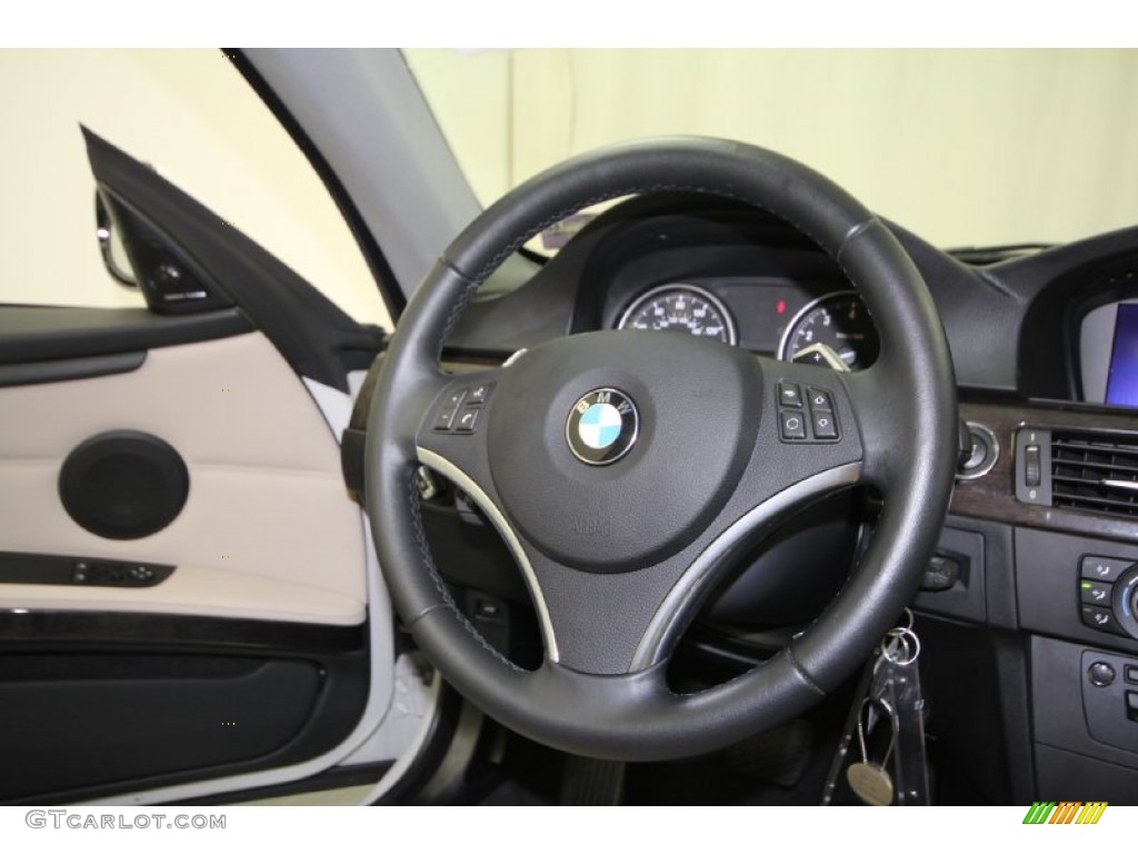 2011 3 Series 328i Coupe - Mineral White Metallic / Oyster/Black Dakota Leather photo #29