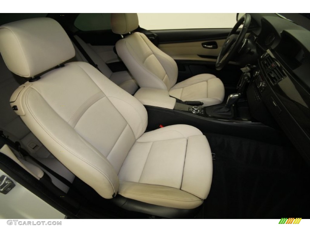 2011 3 Series 328i Coupe - Mineral White Metallic / Oyster/Black Dakota Leather photo #35