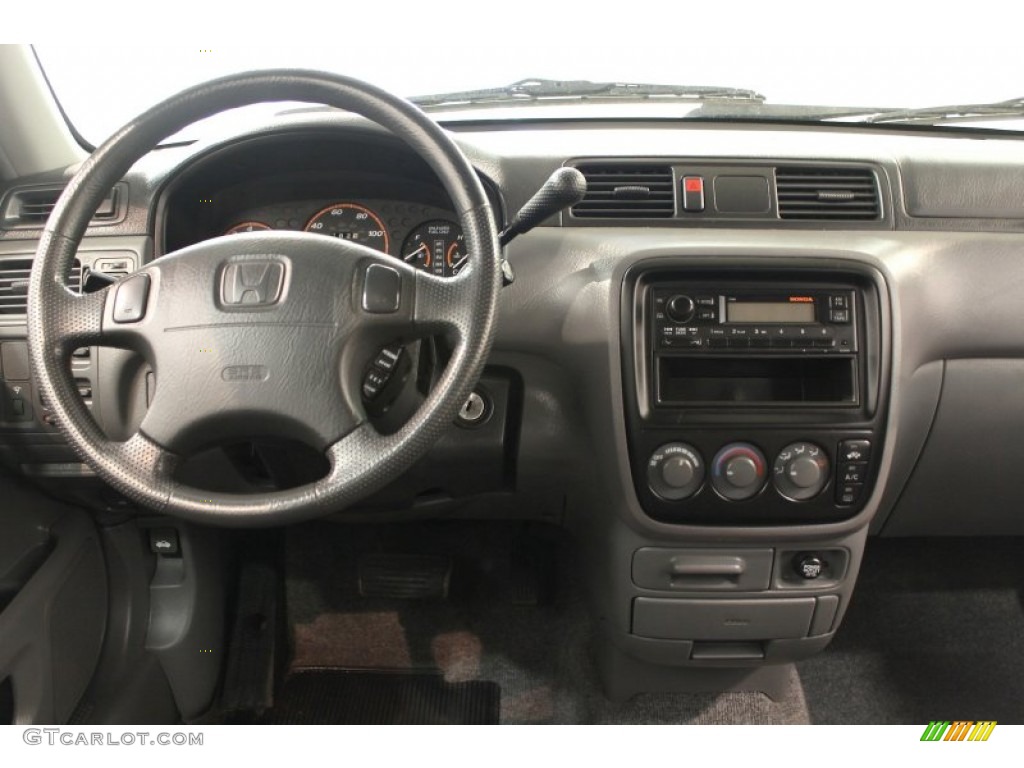 1997 Honda CR-V 4WD Charcoal Dashboard Photo #66305189