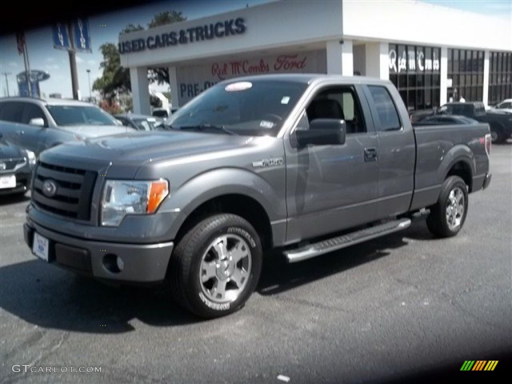 2010 F150 STX SuperCab - Sterling Grey Metallic / Medium Stone photo #21