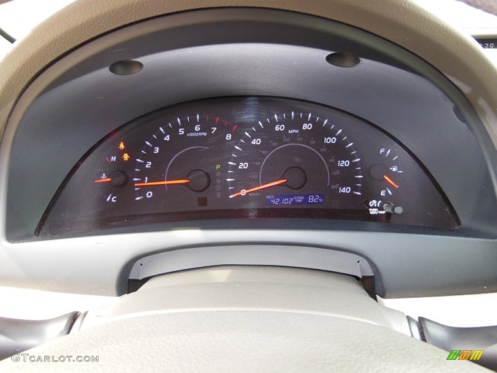 2010 Toyota Camry LE Gauges Photo #66306785