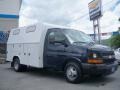 2008 Dark Blue Metallic Chevrolet Express Cutaway 3500 Commercial Utility Van  photo #3