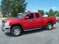 2010 Victory Red Chevrolet Silverado 2500HD LTZ Extended Cab 4x4  photo #5