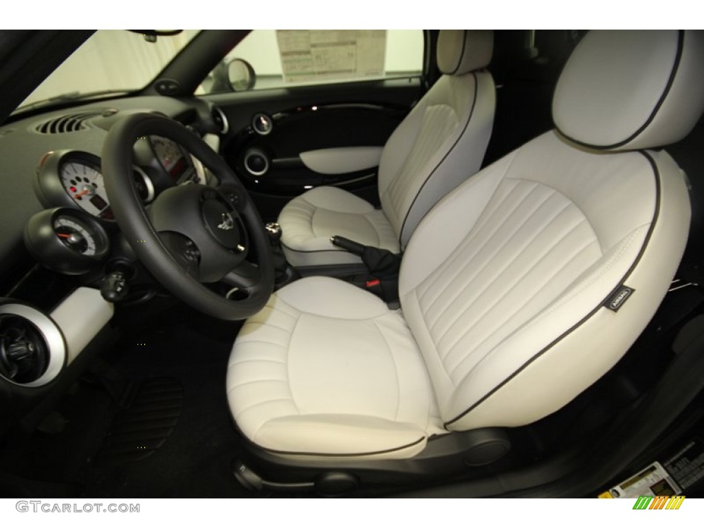 Satellite Gray Lounge Leather Interior 2012 Mini Cooper Roadster Photo #66307820