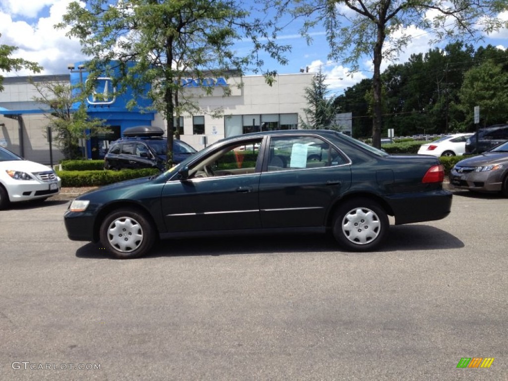 2000 Accord LX Sedan - Dark Emerald Pearl / Ivory photo #1