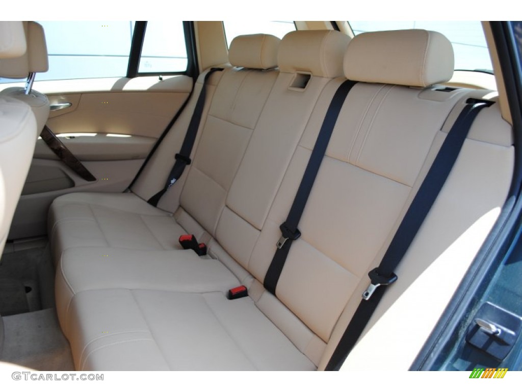 Beige Interior 2008 BMW X3 3.0si Photo #66308642