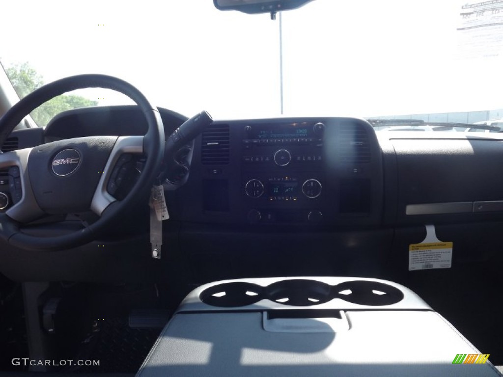 2012 Sierra 1500 SLE Extended Cab - Onyx Black / Ebony photo #10