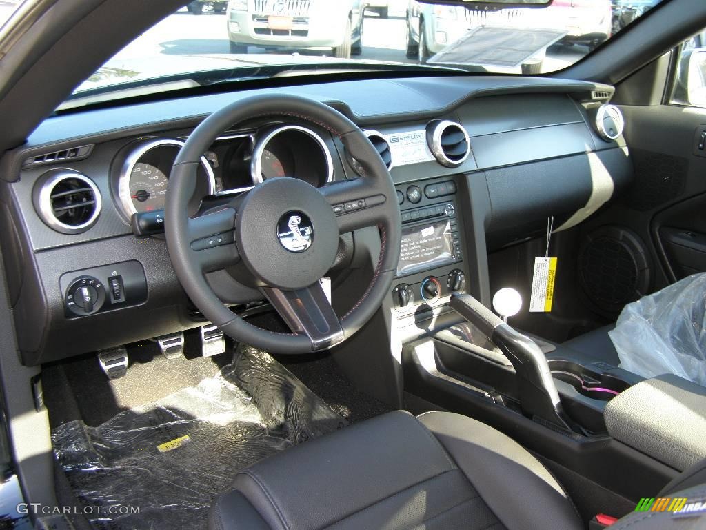 Black/Black Interior 2009 Ford Mustang Shelby GT500KR Coupe Photo #6630912