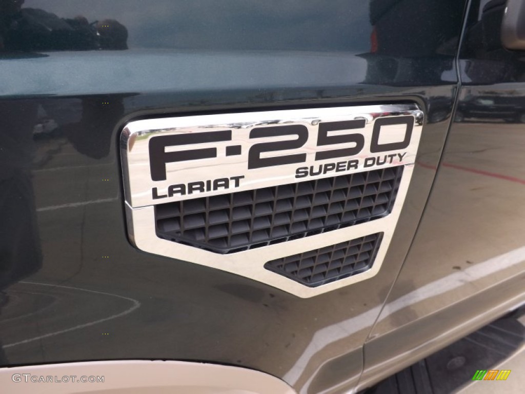 2008 Ford F250 Super Duty Lariat Crew Cab 4x4 Marks and Logos Photo #66309863