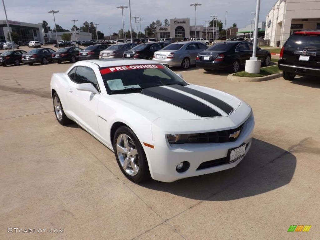 2010 Camaro LT Coupe - Summit White / Gray photo #7