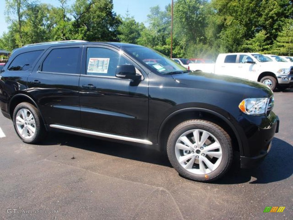 Brilliant Black Crystal Pearl 2012 Dodge Durango Crew AWD Exterior Photo #66310997